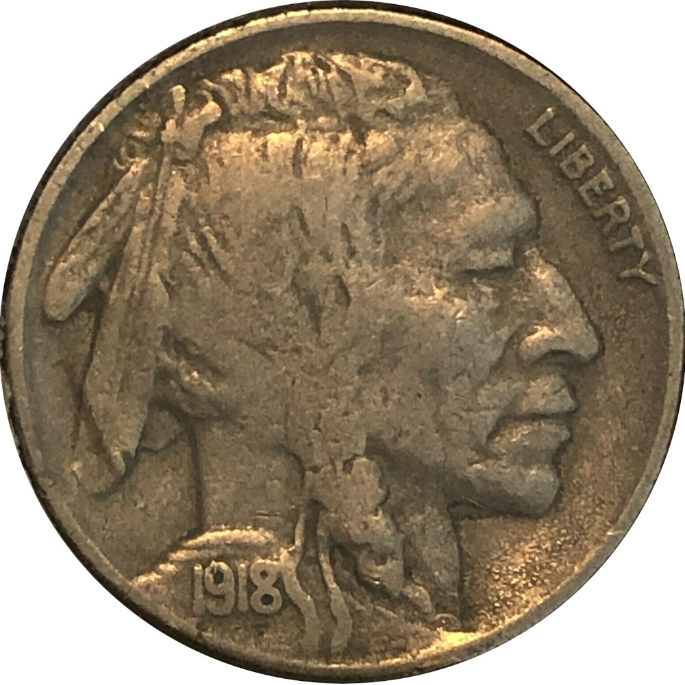 1918-S-5c-Buffalo-Nickel